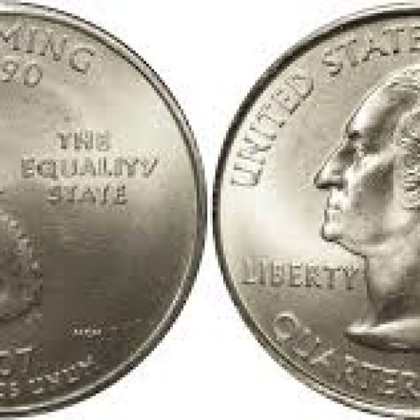 2007 Wyoming State Single Quarter Philadelphia Mint!