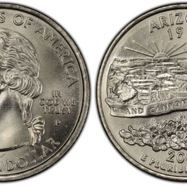 2008 Arizona State Quarter Roll Philadelphia Mint!