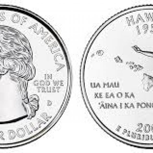 2008 Hawaii State Single Quarter Denver Mint!