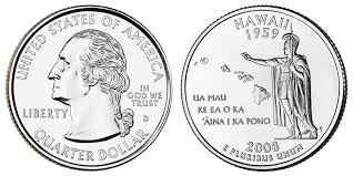 2008 Hawaii State Single Quarter Denver Mint!