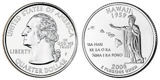2008 Hawaii State Quarter Roll Philadelphia Mint!