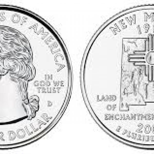 2008 New Mexico State Single Quarter Denver Mint!
