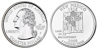 2008 New Mexico State Single Quarter Philadelphia Mint!