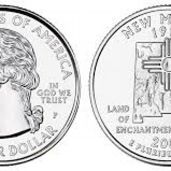 2008 New Mexico State Quarter Roll Philadelphia Mint!