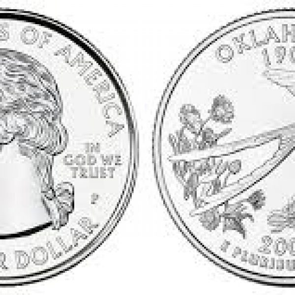 2008 Oklahoma State Single Quarter Philadelphia Mint!