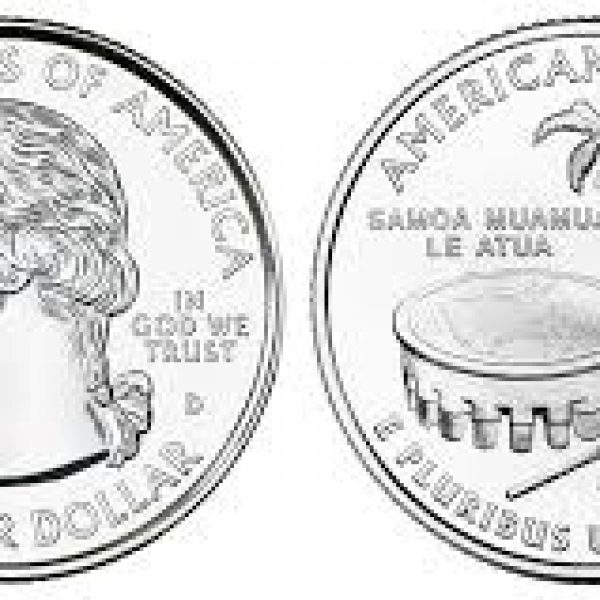 2009 American Samoa State Single Quarter Denver Mint!