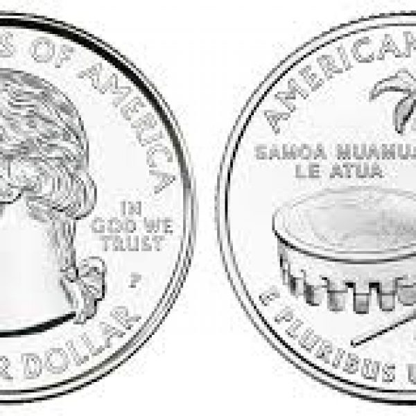 2009 American Samoa State Single Quarter Philadelphia Mint!