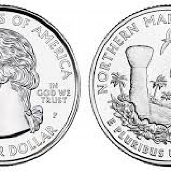 2009 Northern Mariana Islands State Quarter Roll Philadelphia Mint!