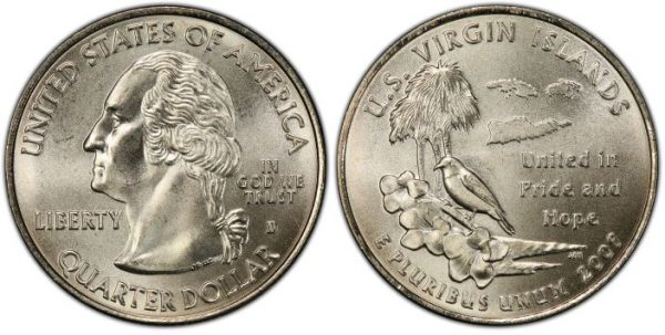 2009 Virgin Islands State Single Quarter Denver Mint!