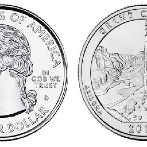 2010 Grand Canyon National Park Quarter Roll - Denver