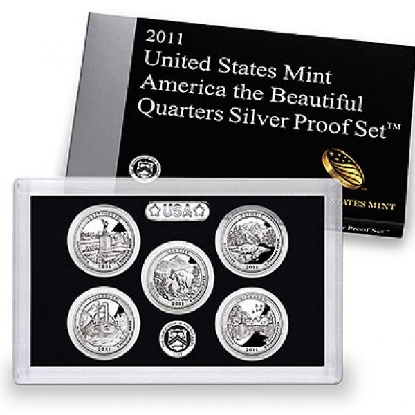 2011 Silver Proof Quarters Set