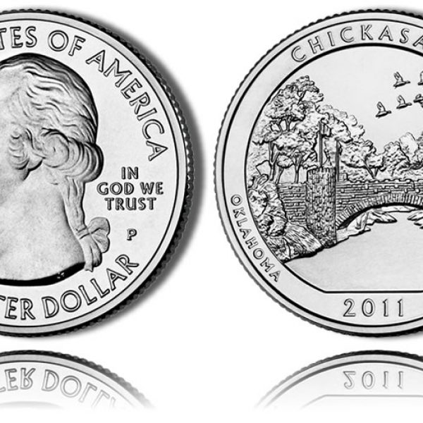 2011 Chickasaw National Park Quarter Roll - Philadelphia