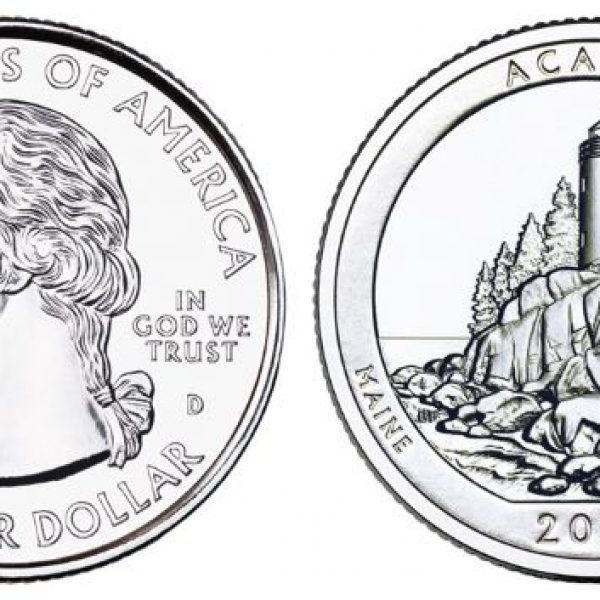 2012 Acadia National Park Quarter Roll – Denver 1 2012 Acadia National Park Quarter Roll - Denver