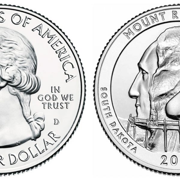 2013 Mount Rushmore National Park Single Quarter - San Francisco