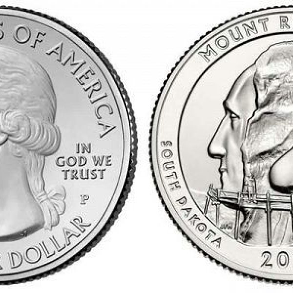 2013 Mount Rushmore National Park Single Quarter - Philadelphia