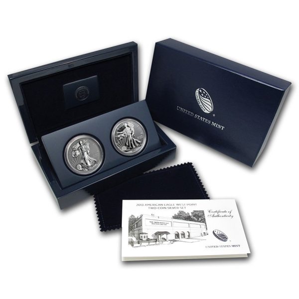 2013 American Eagle West Point Two-Coin Silver Proof Set