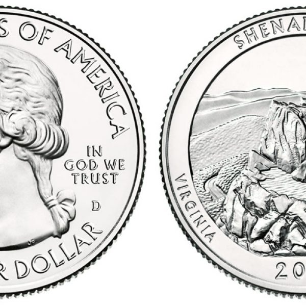 2014 Shenandoah National Park Quarter Roll - Denver