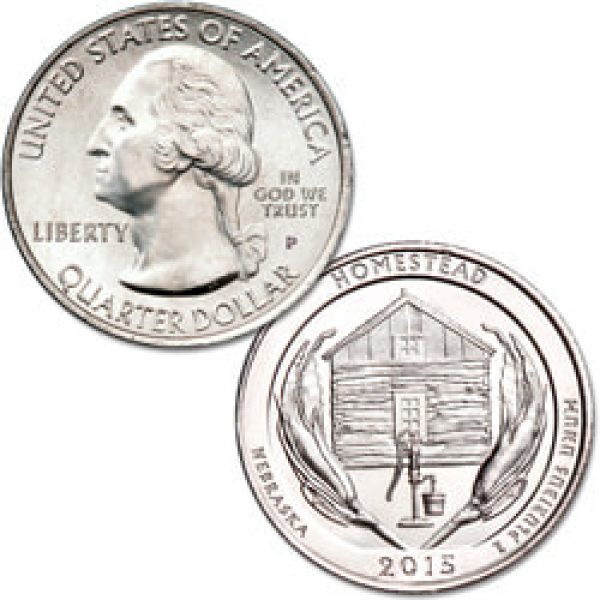2015 Homestead National Park Single Quarter - Philadelphia