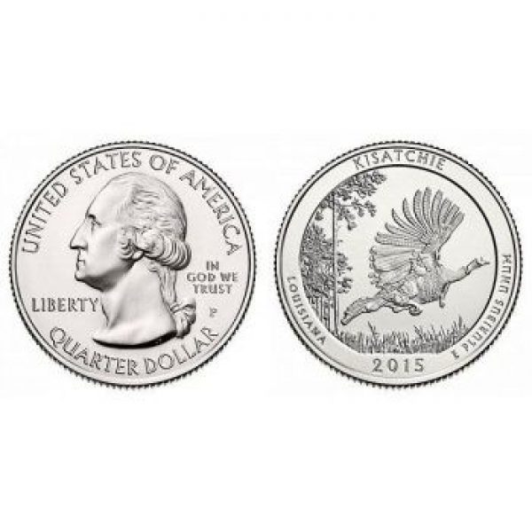 2015 Kisatchie National Park Quarter Roll - Philadelphia