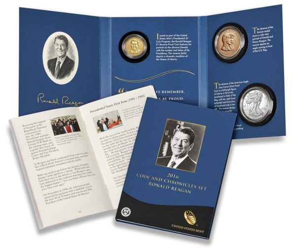 2016 Coin & Chronicle Set - Ronald Reagan