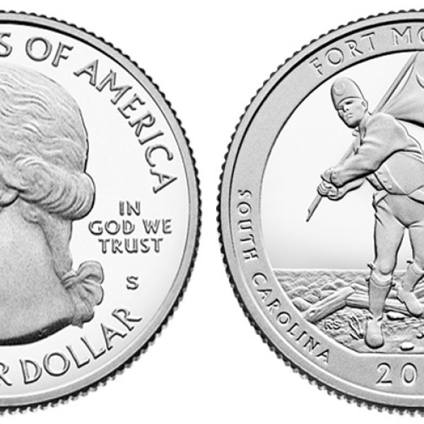 2016 Fort Moultrie National Park Single Quarter - San Francisco 