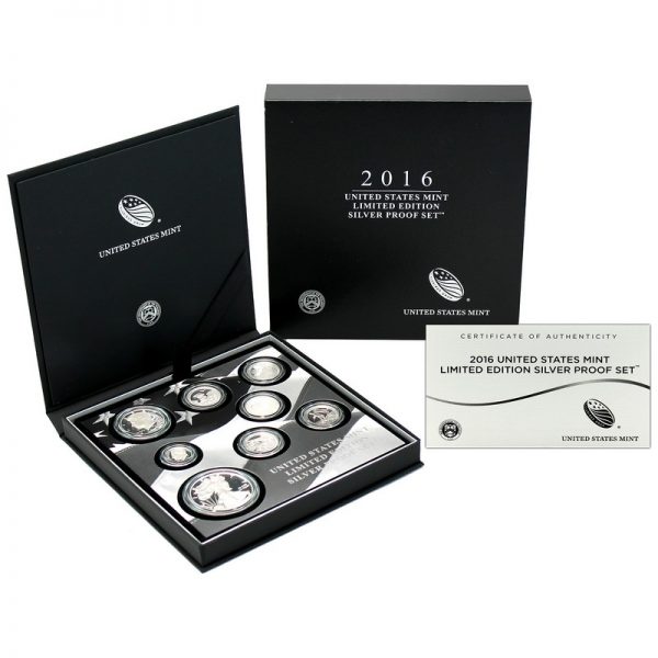 2016 United States Mint  Limited Edition Silver Proof Set
