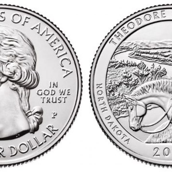 2016 Theodore Roosevelt National Park Quarter Roll - Philadelphia