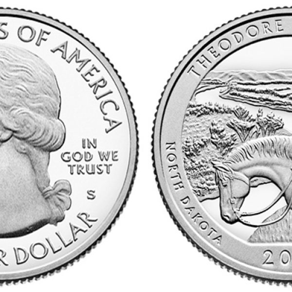 2016 Theodore Roosevelt National Park Single Quarter - San Francisco