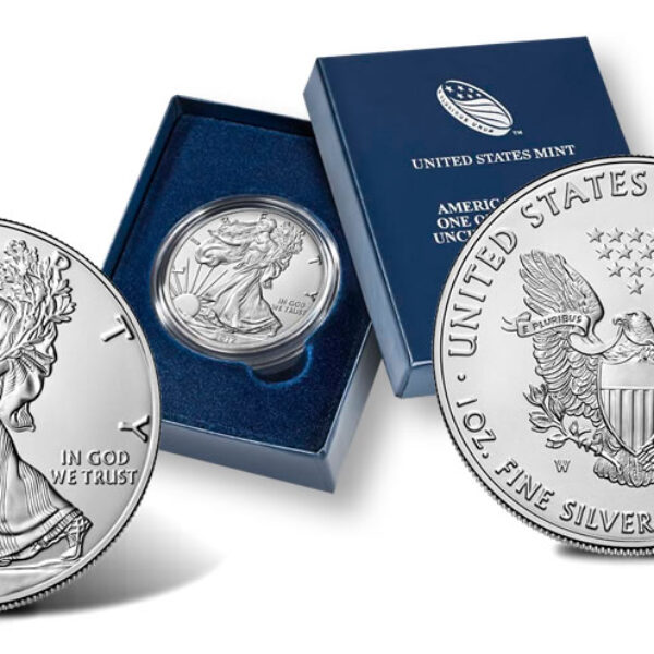 2017 W Burnished Silver American Eagle 