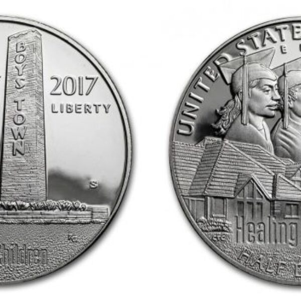 2017 Boys town Proof Commemorative Half Dollar 
