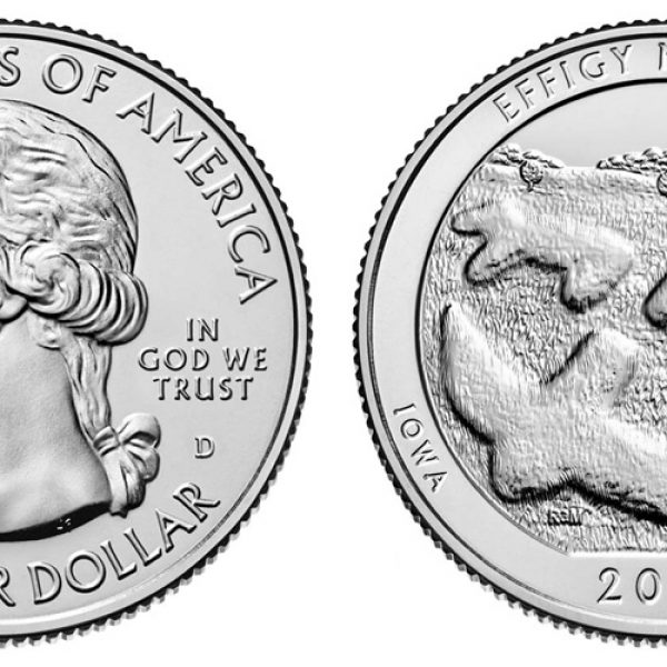 2017 Effigy Mounds National Park Quarter Roll - Denver