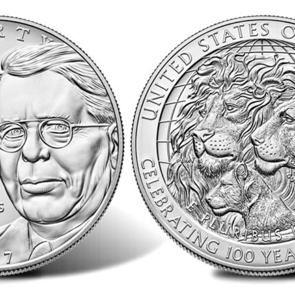 2017 Lions Club Uncirculated Commemorative Silver Dollar 