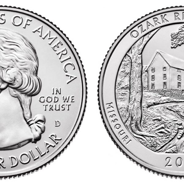 2017 Ozark Riverways National Park Quarter Roll - Denver 