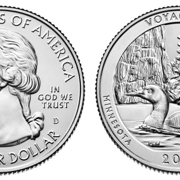 2018 Voyageurs National Park Quarter Roll - Denver