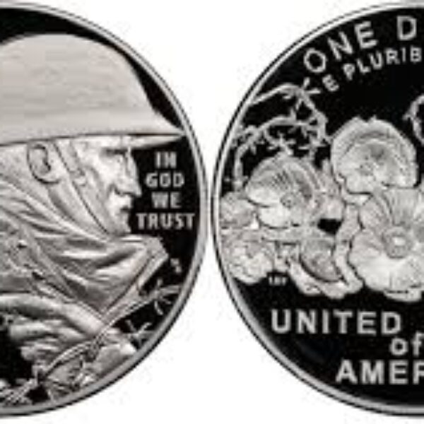 2018 World War I Centennial Proof Commemorative Silver Dollar 