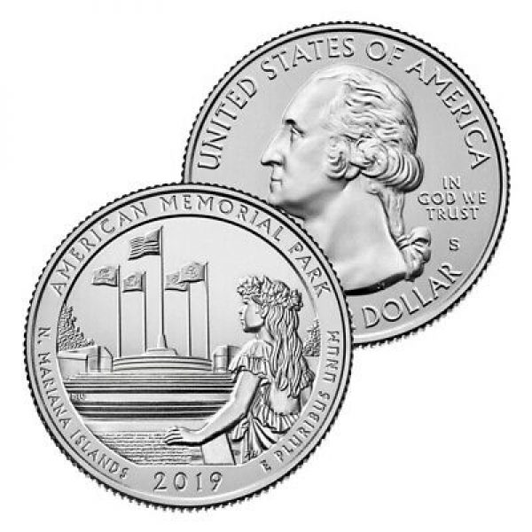 2019 American Memorial National Park Single Quarter - San Francisco 