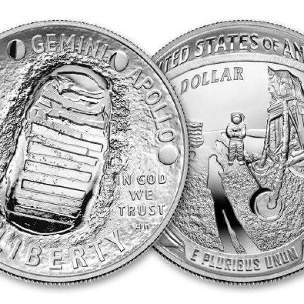 2019 Apollo 11 Proof Commemorative Silver Dollar 