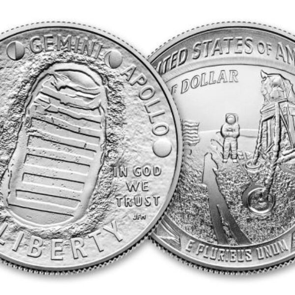 2019 Apollo 11 Uncirculated Commemorative Silver Dollar 
