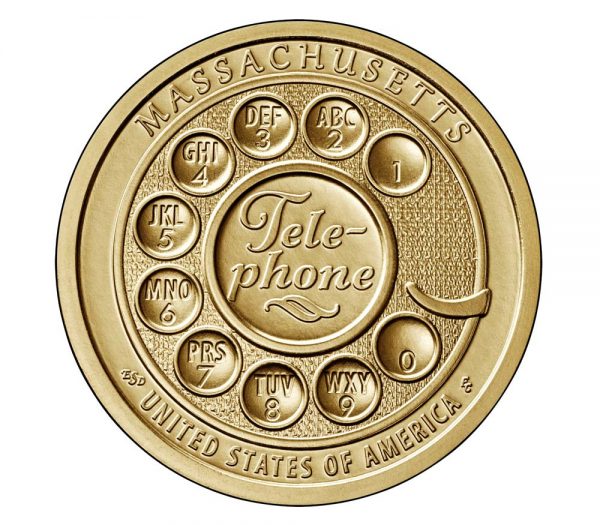 2020-P  Massachusetts Innovation Dollar Coin - Single