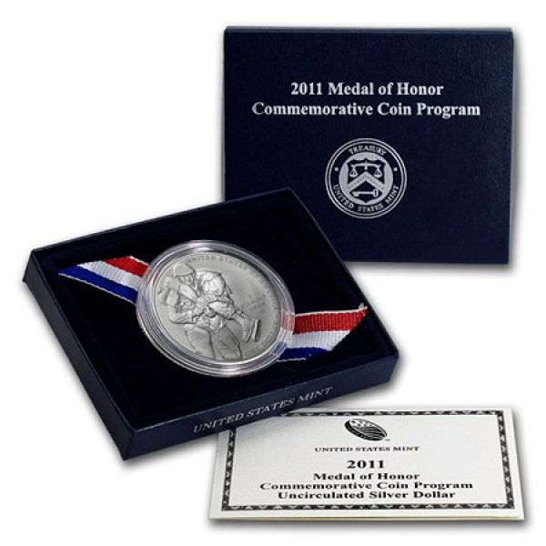 2011 Medal of Honor Uncirculated Commemorative Silver Dollar