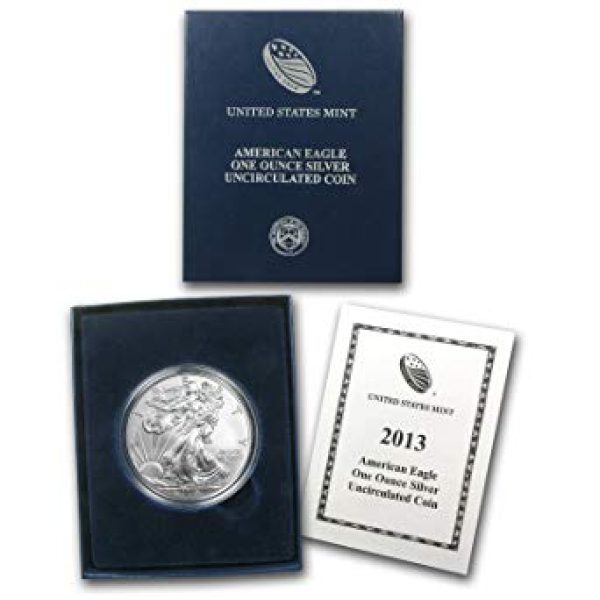2013 W Burnished Silver American Eagle 