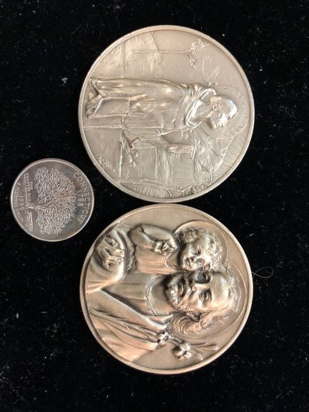 Vatican 50MM 2" Medals One sided (2 medals)