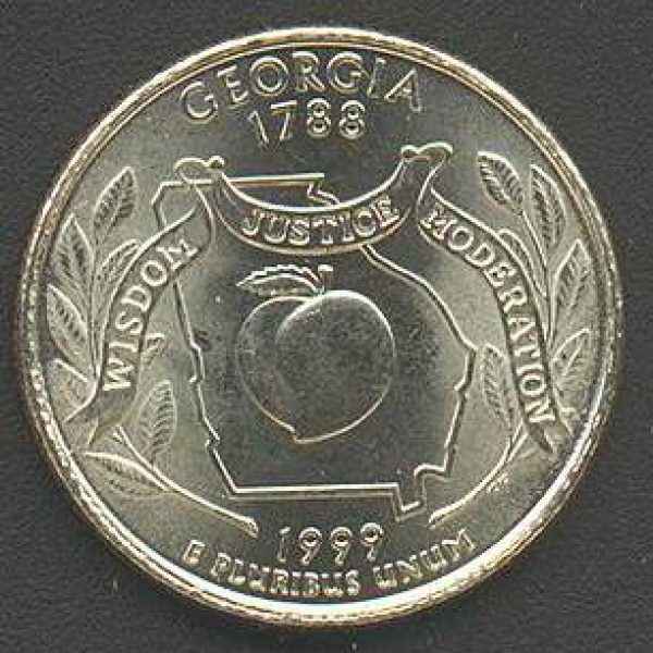 1999 Georgia State Quarter Roll Denver  mint 