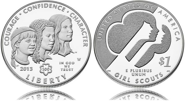 2013 Girl Scout Uncirculated Coin