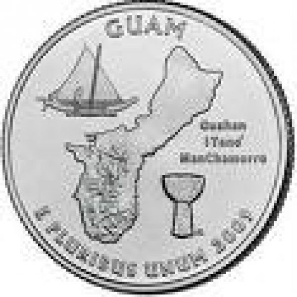 2009 Guam State Quarter Roll Philadelphia Mint