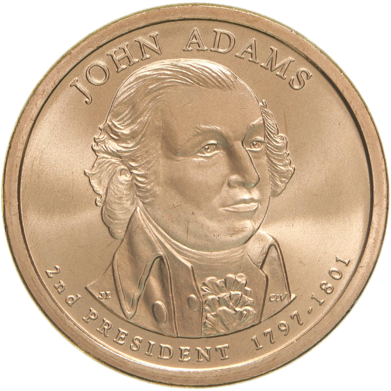 2007 John Adams D Single Presidential Dollar - Steinmetz Coins