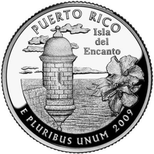 2009 Puerto Rico State Quarter Roll Denver Mint