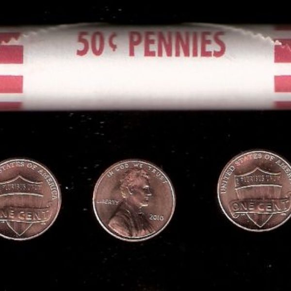 2010 Denver Penny Roll  "Shield Pennies"