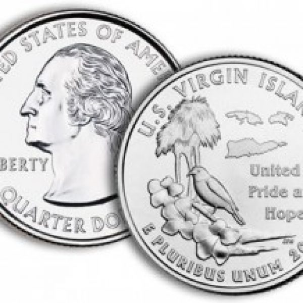2009 US Virgin Islands State Quarter Roll Denver mint