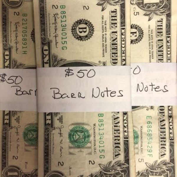 Barr note lot 50 Notes!